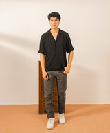 Grey Straight Fit Denim Pants - Halo Retail