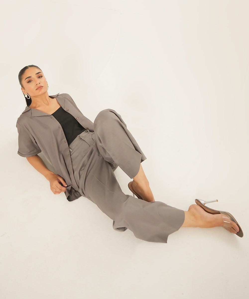 Textured Jacquard Pants - Halo Retail