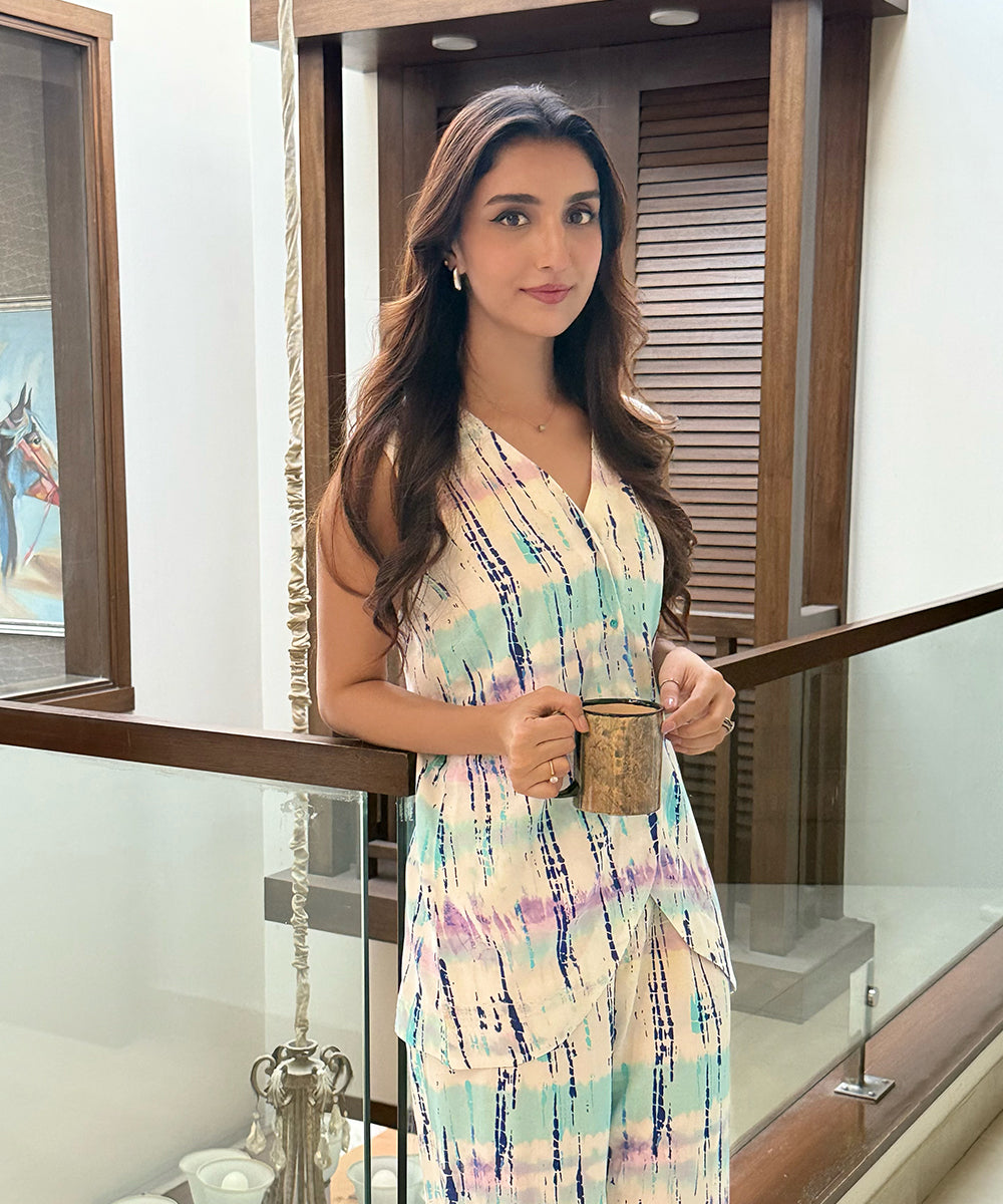 Printed Sleeveless Top - Halo Retail