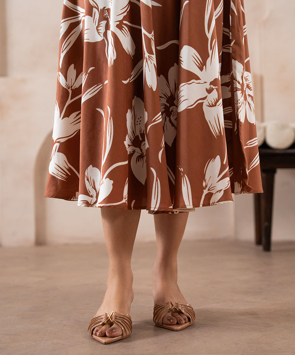 Cocoa Bloom Dress - Halo Retail