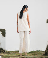 Embroidered Sleeveless Top - Halo Retail