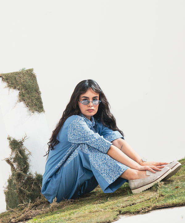 Dual-Tone Patchwork Shirt - Halo Retail