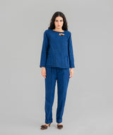 Blue Full Sleeve Blazer - Halo Retail