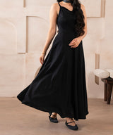 Luxe Raven Fold Dress - Halo Retail