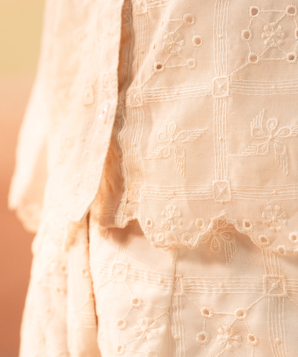 Chikan Kari Short Length Top - Halo Retail