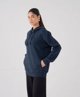 Navy Drift Hoodie (F) - Halo Retail