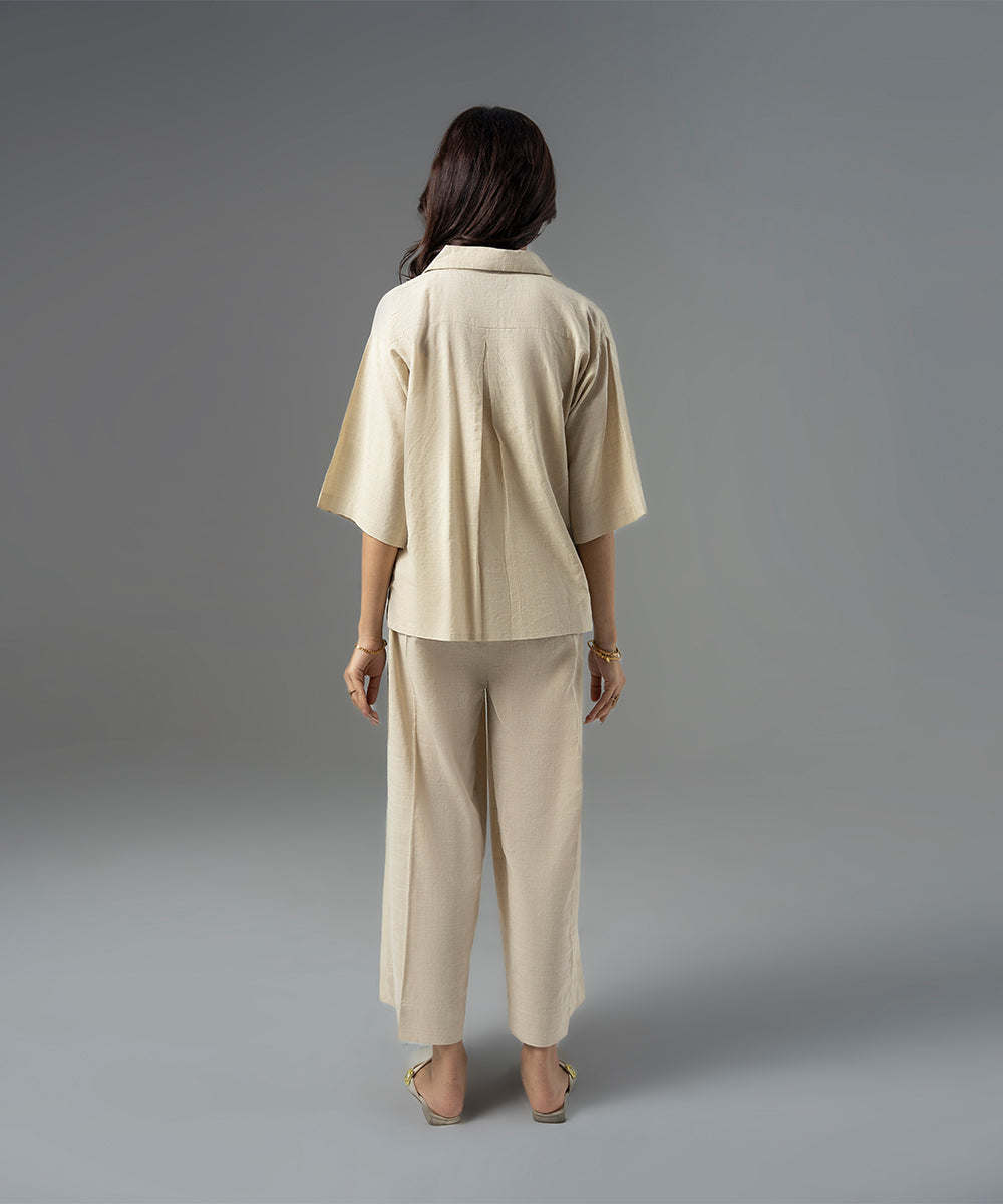 Textured Neutral Shirt - Halo Retail
