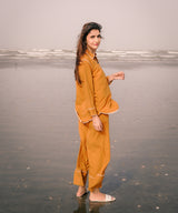 Caramel Striped Button Down shirt - Halo Retail
