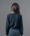 Flow Belted Black Crop Top - Halo Retail