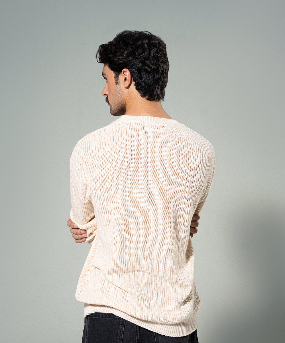 Grain Knit Sweater (M) - Halo Retail