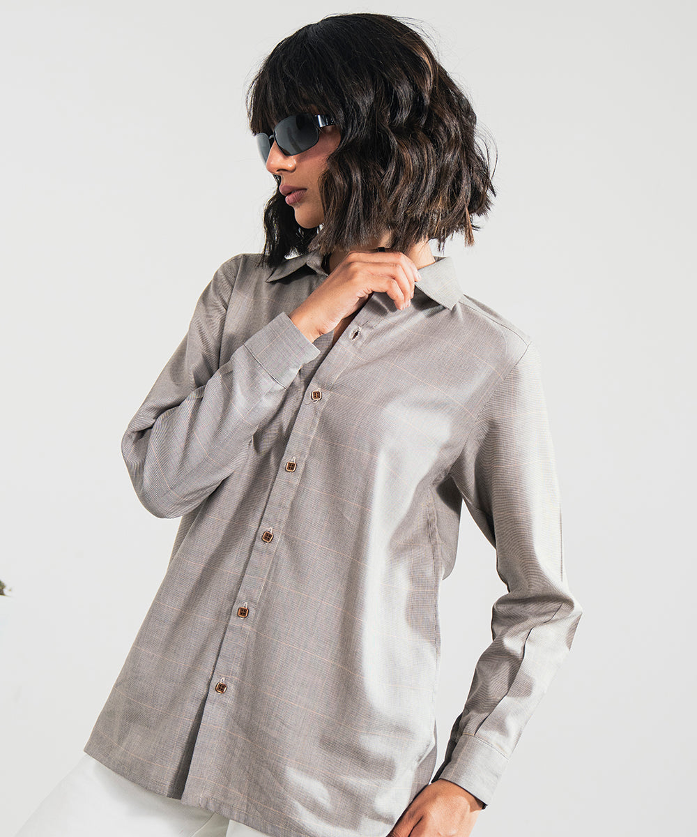 Selfprint Button Down Shirt - Halo Retail