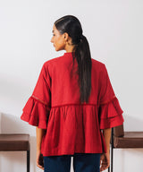 Jacquard Laced Top - Halo Retail