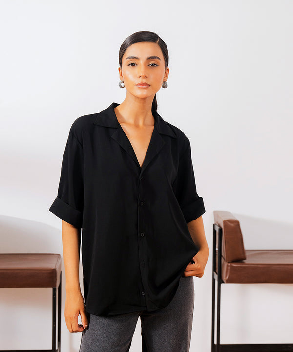 Jacquard Resort Shirt (F) - Halo Retail