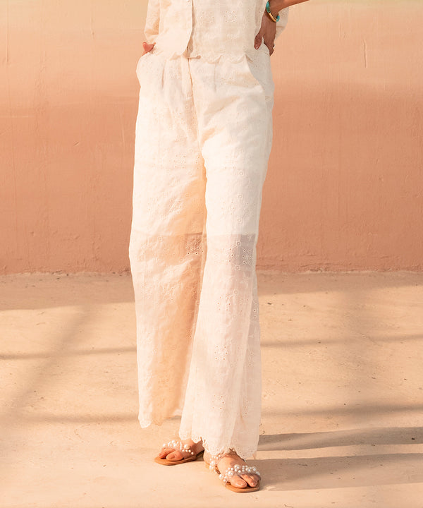 Chikan Kari Wide Leg Pants - Halo Retail