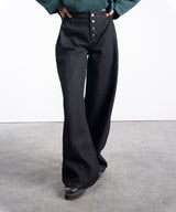 Dark Wash Wide Leg Jeans - Halo Retail