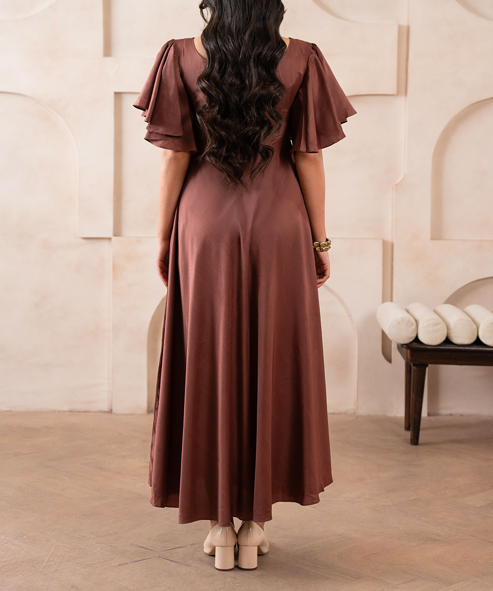 Terra Umber Luxe Dress - Halo Retail