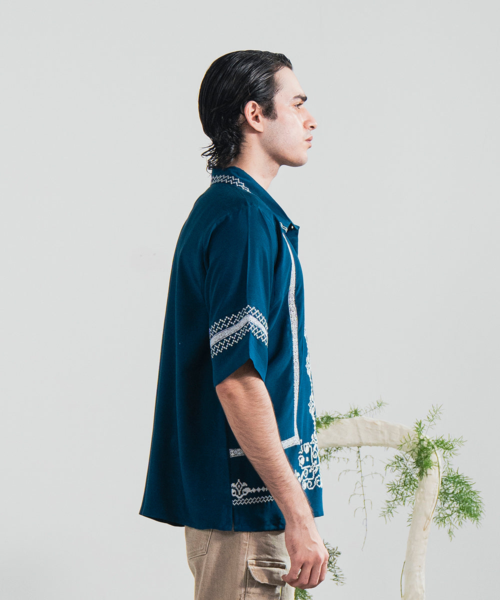 Embroidered Heritage Shirt - Halo Retail
