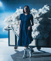 Dark Wash Denim Tier Frock - Halo Retail
