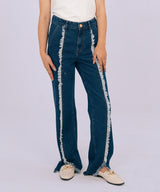 Boot-Cut frey Denim Pants - Halo Retail