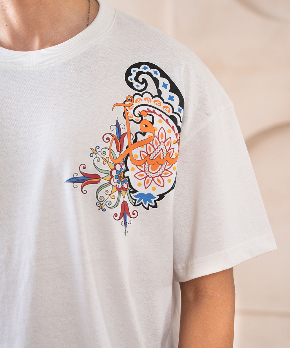 Ethnic Paisley Tee - Halo Retail