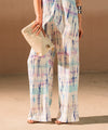 Printed Wide Leg Trouser - Halo Retail
