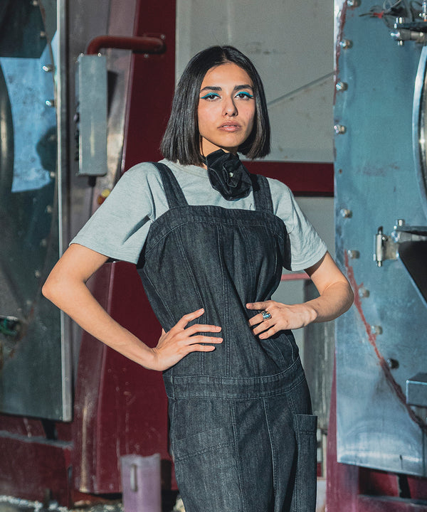 Dark Rinse Dungaree - Halo Retail
