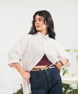 Stripped Button Down Shirt - Halo Retail