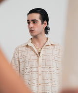 Eyelet Chikan Kari Shirt - Halo Retail