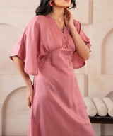 Rose Silk Muse Dress - Halo Retail