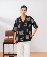Soft Collar Cuban Top - Halo Retail