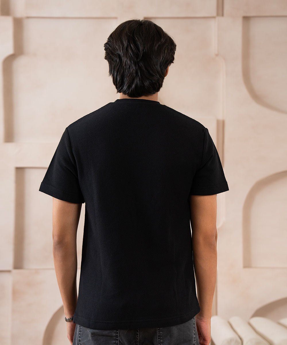 Black Grain Tee - Halo Retail