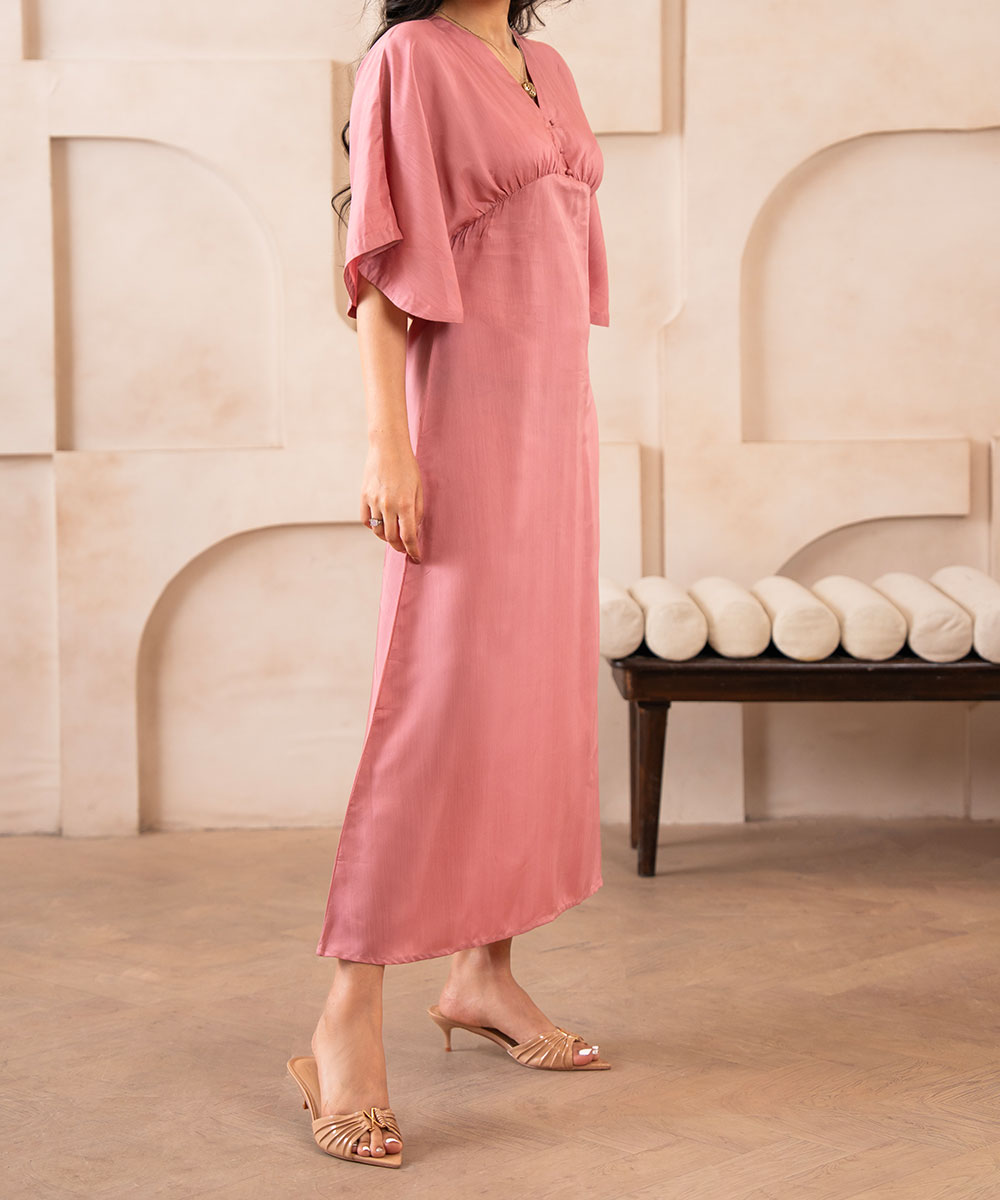 Rose Silk Muse Dress - Halo Retail