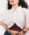 Stripped Button Down Shirt - Halo Retail