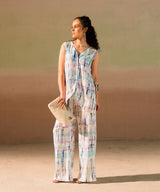 Printed Sleeveless Top - Halo Retail