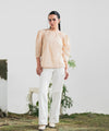 Eyelet Chikan Kari Top - Halo Retail