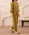 Khaki Ease Trouser - Halo Retail