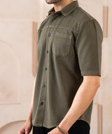 Covert Green Overshirt - Halo Retail