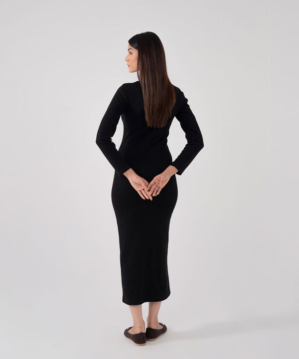 Noir Bodycon Maxi Dress - Halo Retail