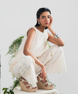 Embroidered Sleeveless Top - Halo Retail