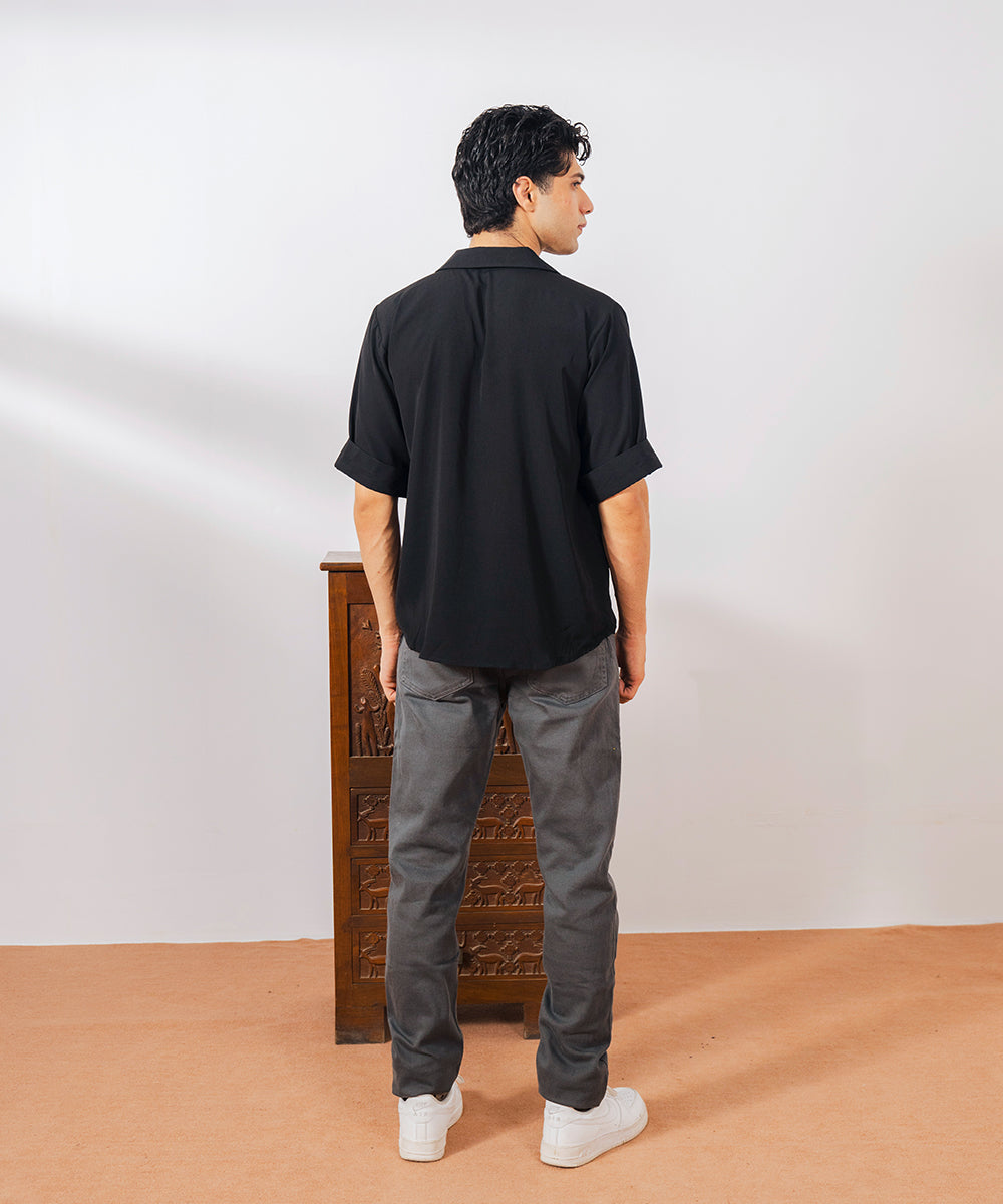 Jacquard Resort Shirt (M) - Halo Retail