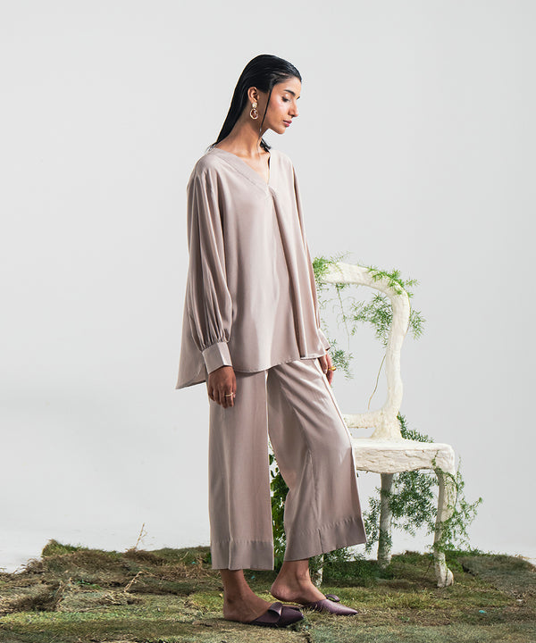 Peach V-Neck Top - Halo Retail