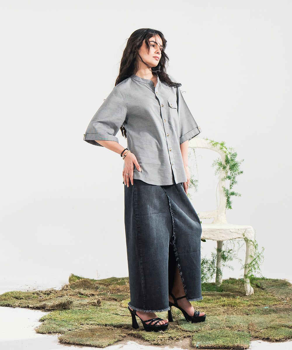 Selfprint Button Down Shirt - Halo Retail