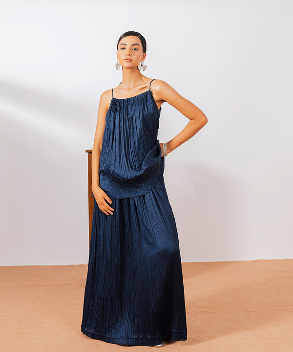 Blue Spaghetti Top - Halo Retail