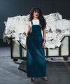 Mid Blue Dungaree Skirt - Halo Retail