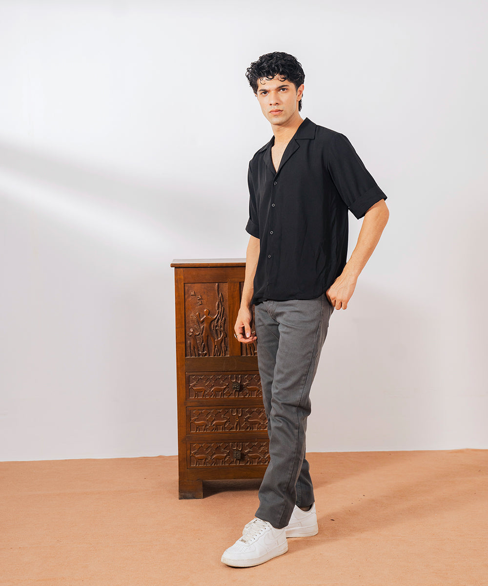 Jacquard Resort Shirt (M) - Halo Retail