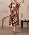 Cocoa Bloom Dress - Halo Retail
