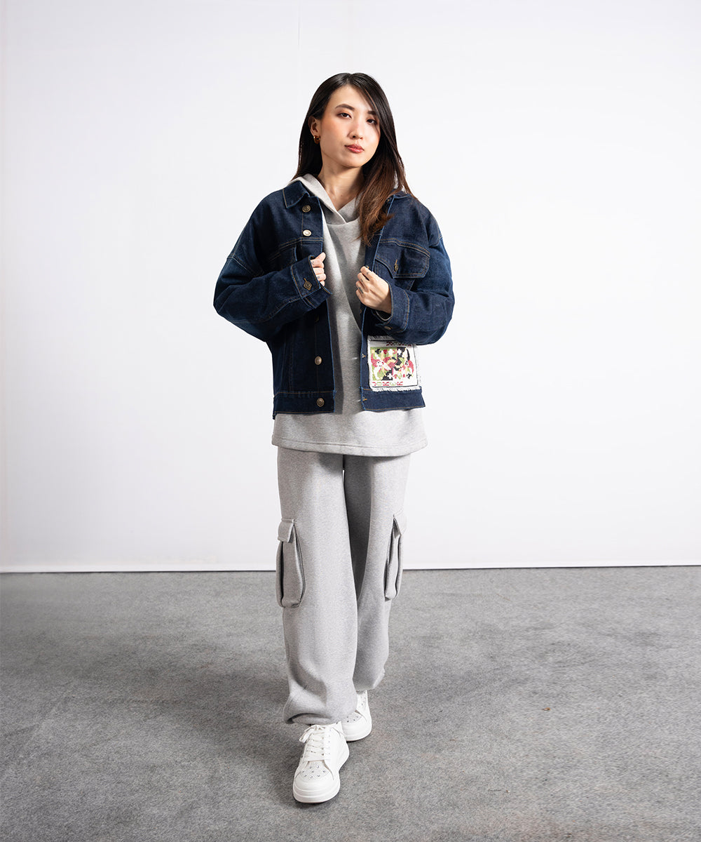 Dark Wash Card Jacket - Halo Retail