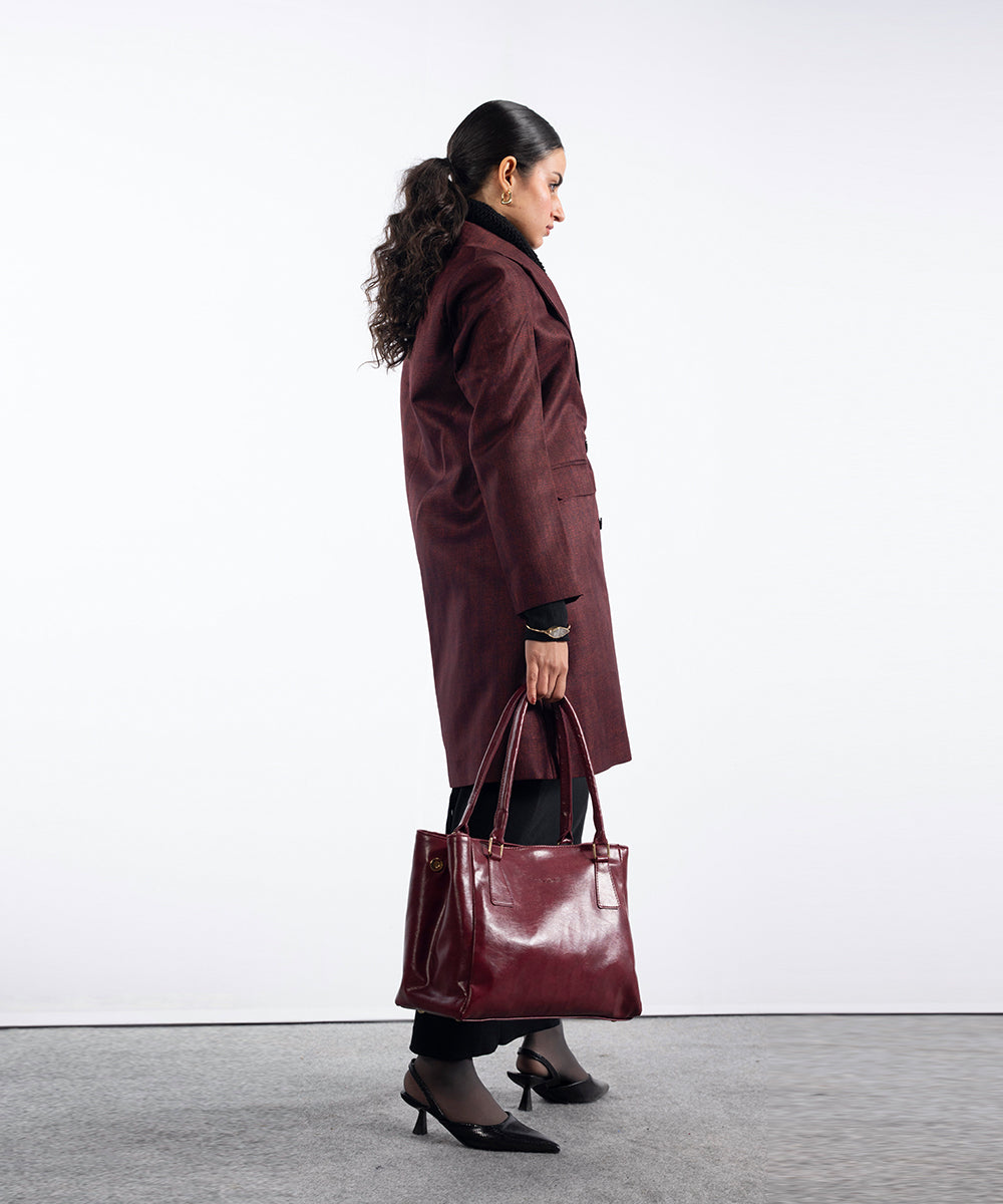 Rust Tailored Coat - Halo Retail