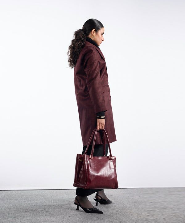 Rust Tailored Coat - Halo Retail