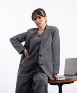 Textured Twill Blazer - Halo Retail